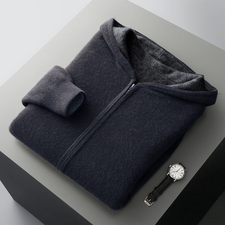 Halloran Cashmere Dual-Sized Zip-Up