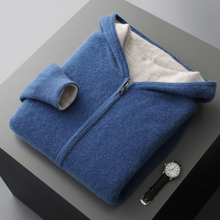 Halloran Cashmere Dual-Sized Zip-Up