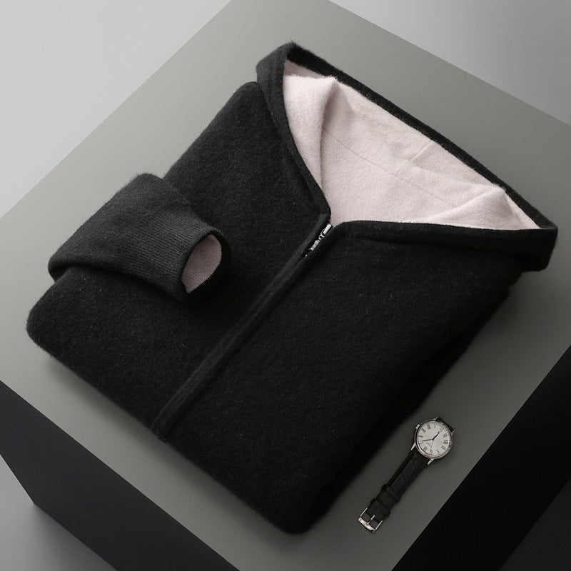 Halloran Cashmere Dual-Sized Zip-Up