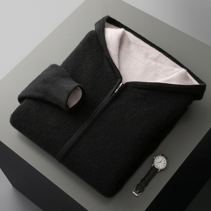 Halloran Cashmere Dual-Sized Zip-Up