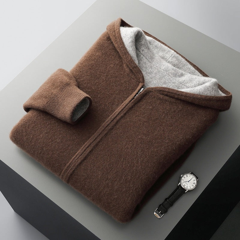 Halloran Cashmere Dual-Sized Zip-Up