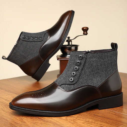 Alfian Leather Boots